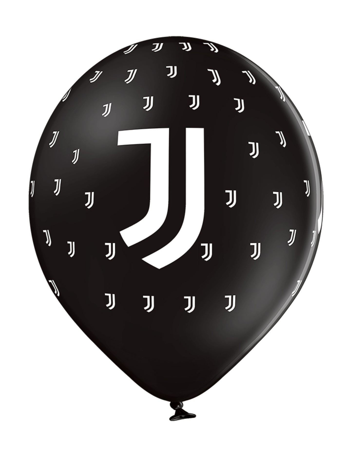 12 latex léggömb juventus fekete -fehér 30 cm