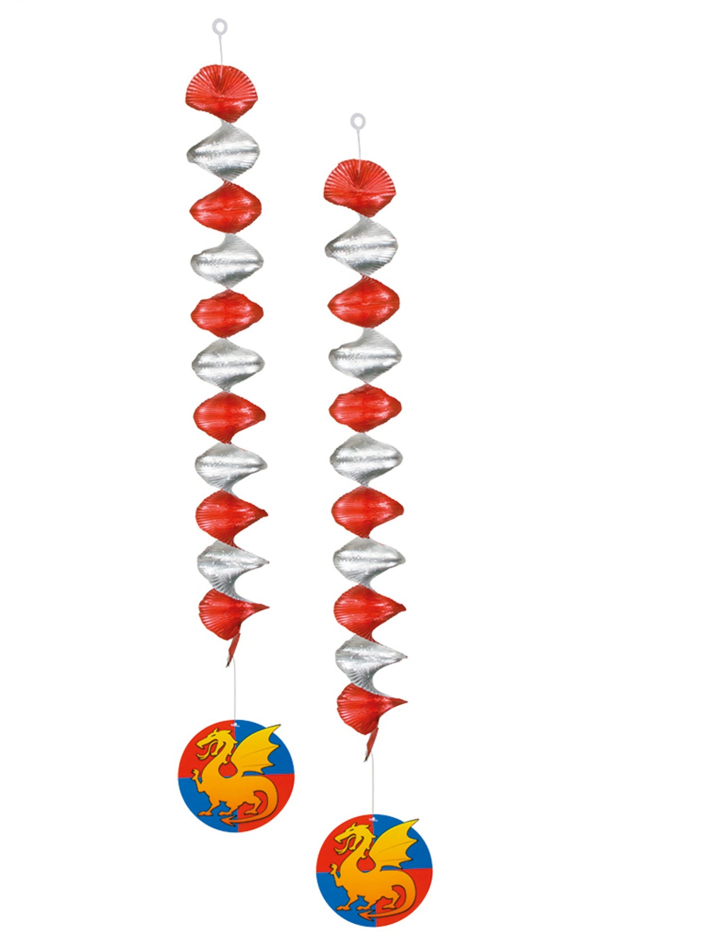 2 dekoráció 60 cm lovagok lógása