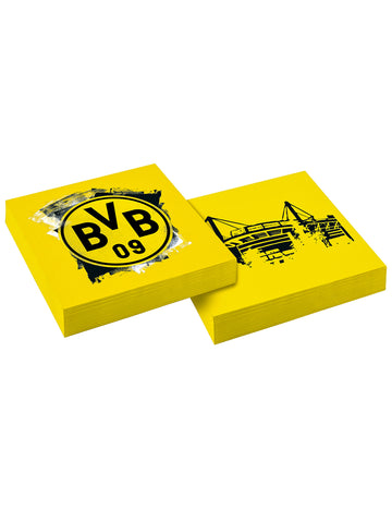 20 Borussia Dortmund Papír törölközők 33 x 33 cm