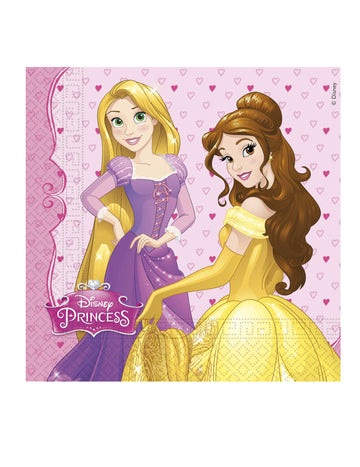 20 Disney Core Princess Paper Törölközők 33 x 33 cm