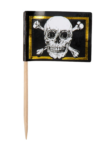 24 facsúcs kalóz zászló Jolly Roger 7 cm