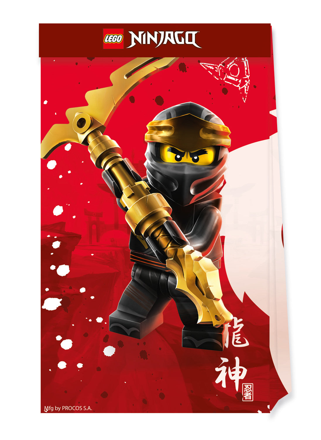 4 kis ünnepi táska az fsc lego ninjago papírban