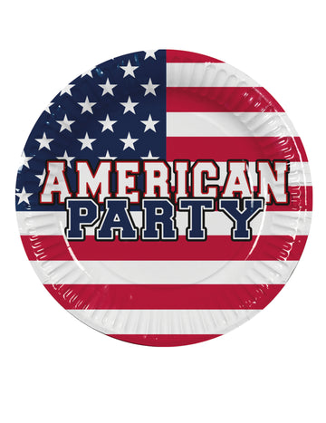 10 kartonlemez American Party 23 cm