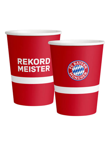 6 nagy kartonpohár FC Bayern München 500 ml