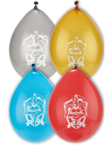 8 Latex Knights Balloons