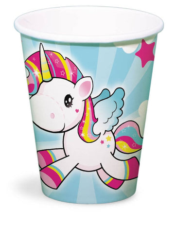 8 250 ml Unicorn kartonpoharak