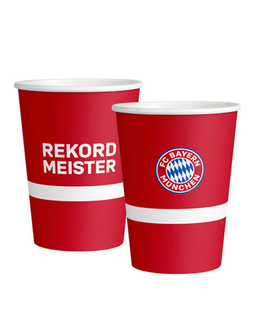 8 kartonpohár FC Bayern München 250 ml