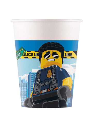 8 FSC LEGO City 200 ml kartonpohár