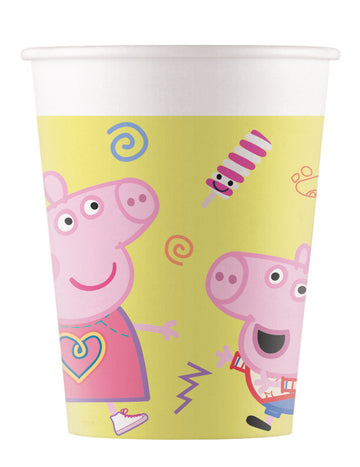 8 peppa sertés 200 ml kartonpohár