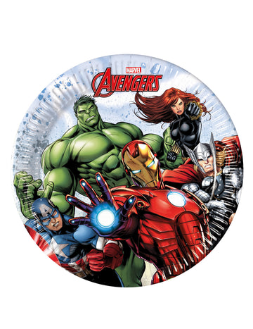 8 kis kartondalap -tányér Avengers Mighty 20 cm