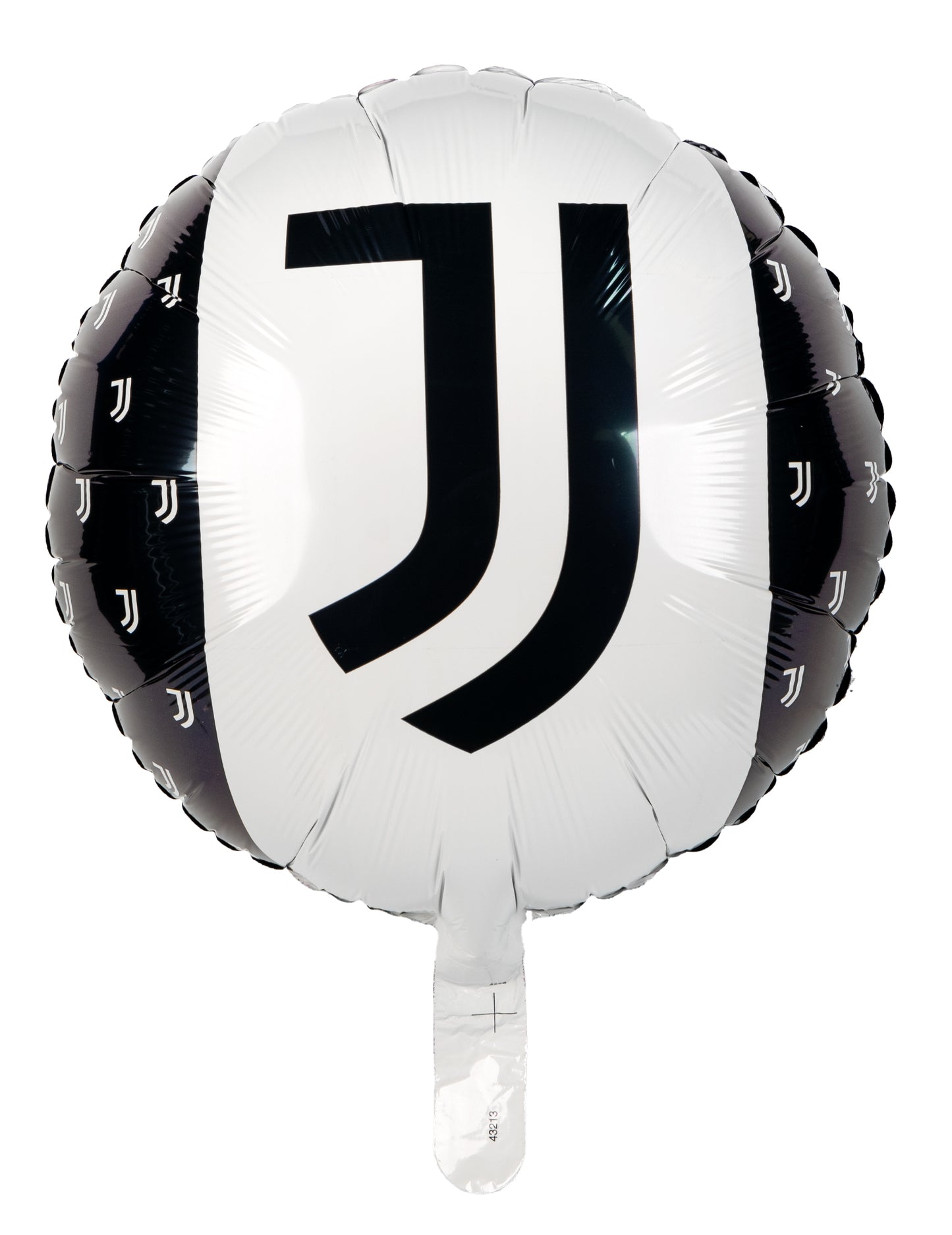 Fekete -fehér Juventus alumínium ballon 43 cm