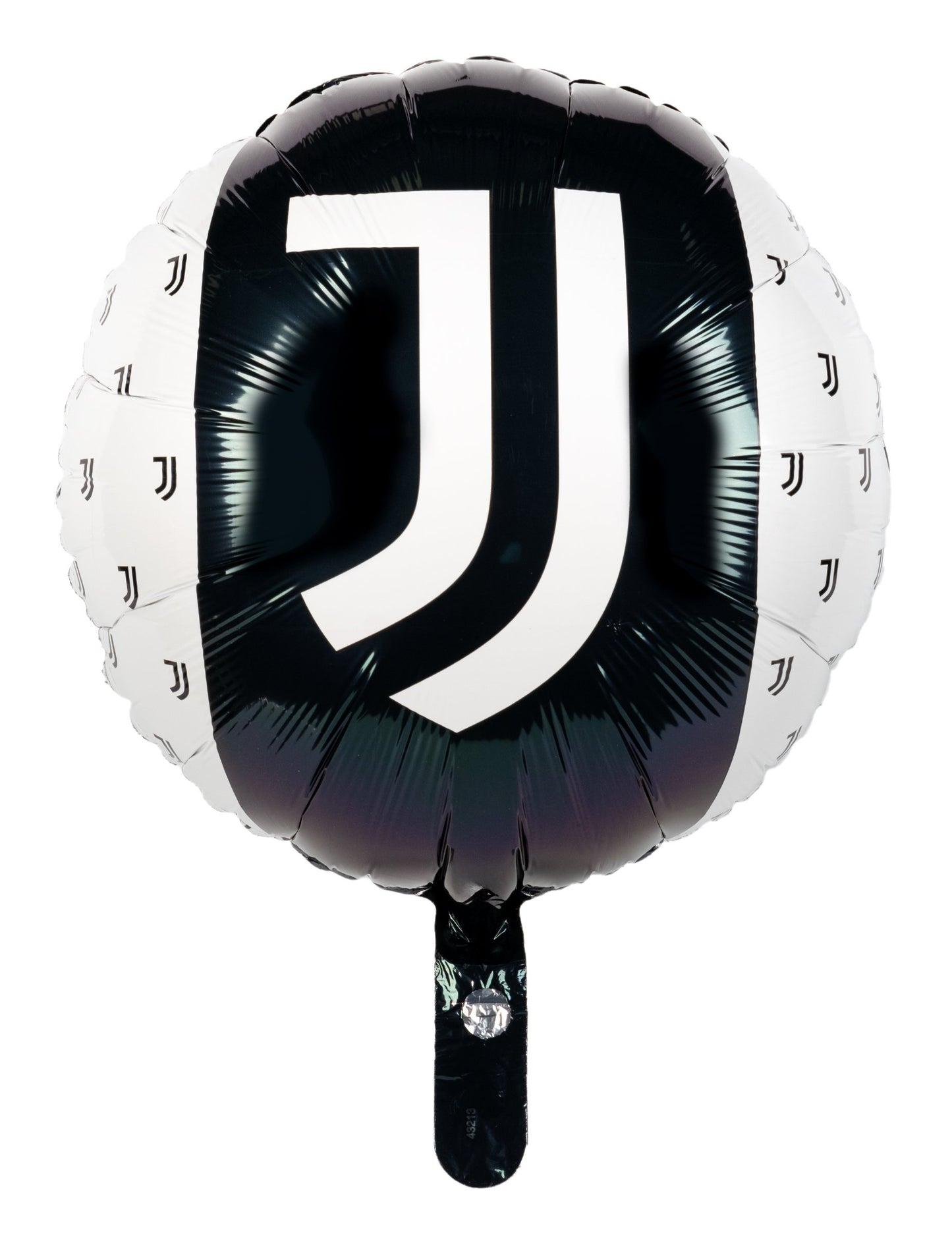 Fekete -fehér Juventus alumínium ballon 43 cm