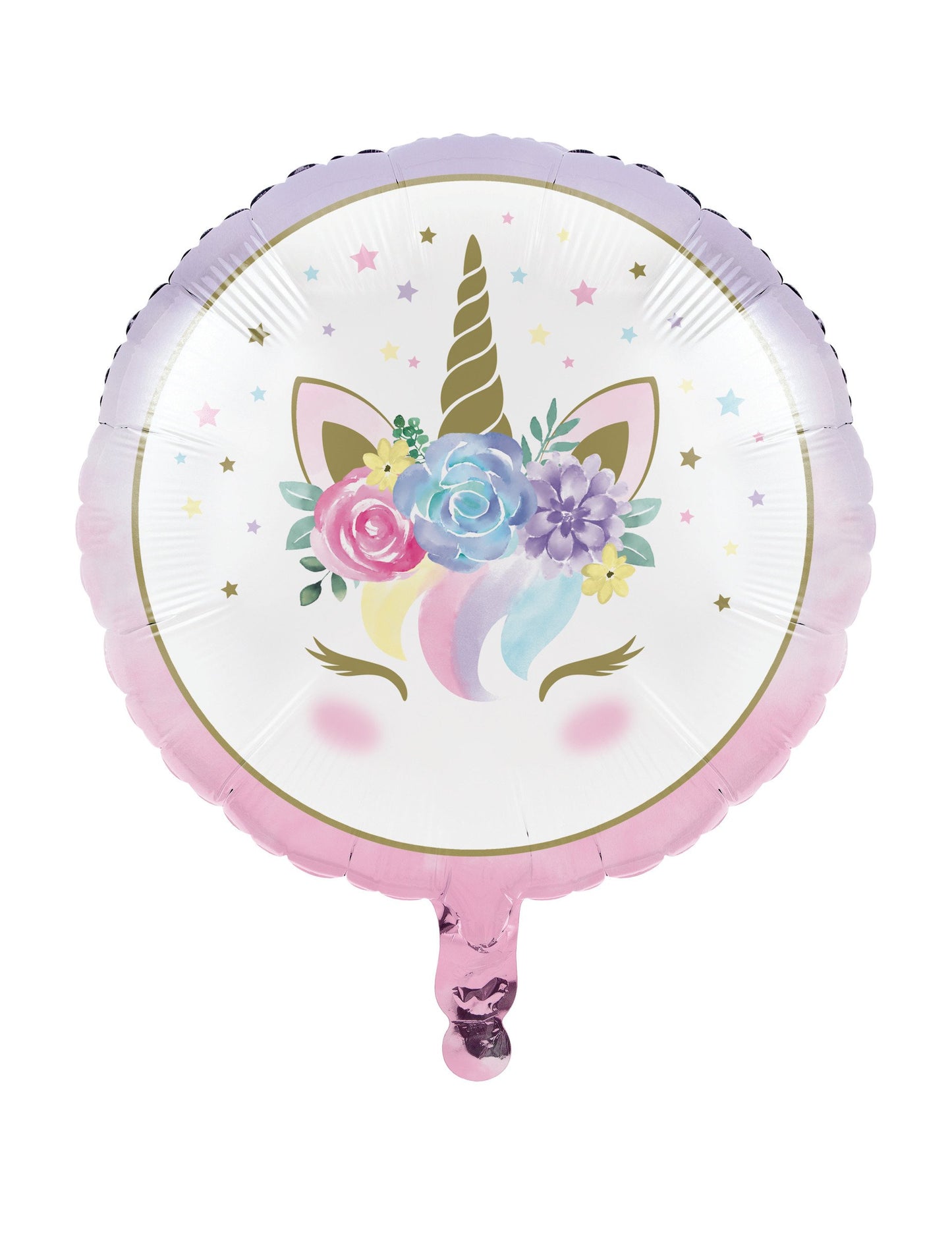 Ballon a Fairy Fairy White Unicornia 45 cm -ben