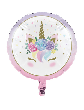 Ballon a Fairy Fairy White Unicornia 45 cm -ben