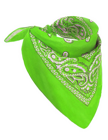 Felnőtt fluoreszkáló zöld bandana