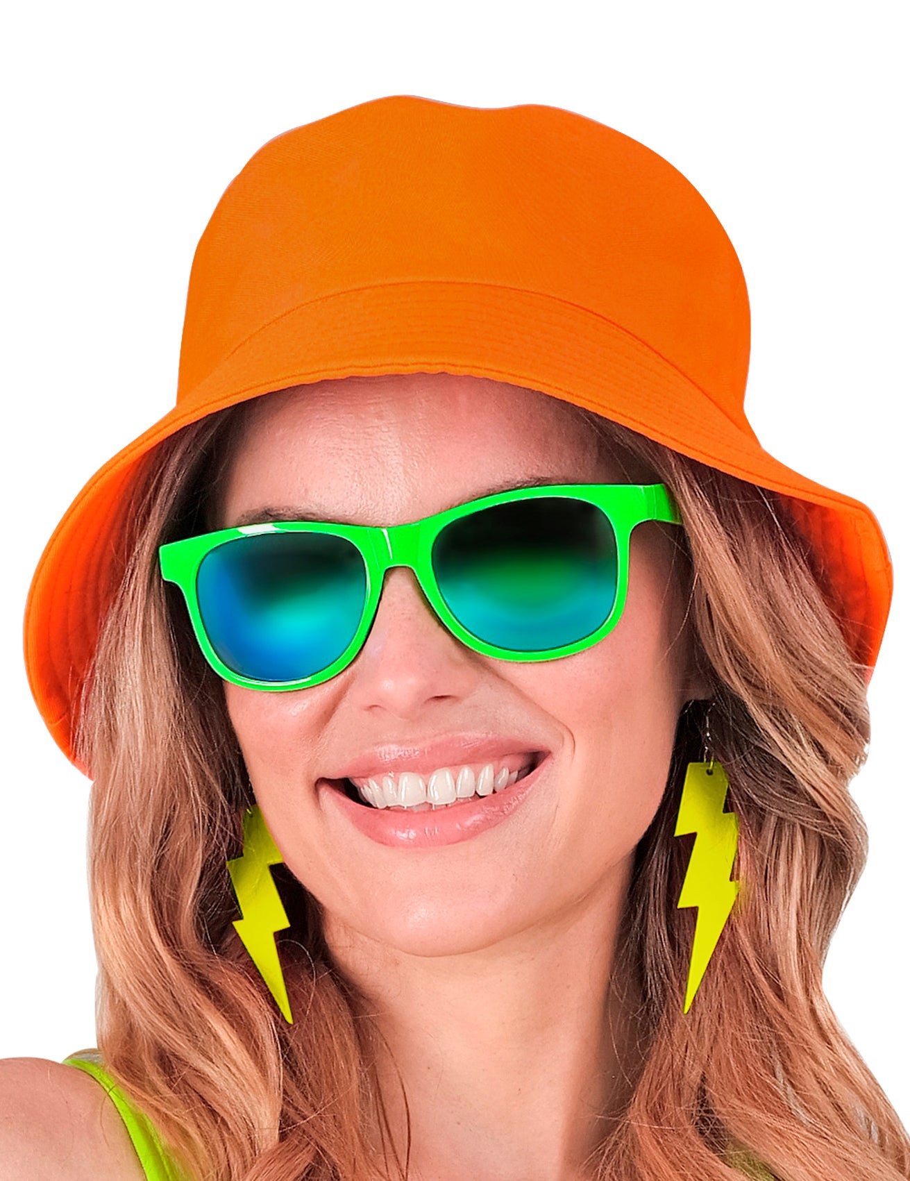 Bob orange fluo adulte