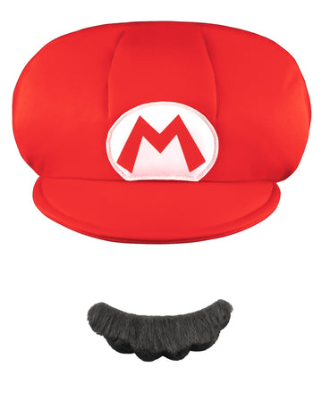 Mario Child Cap és Bajusz