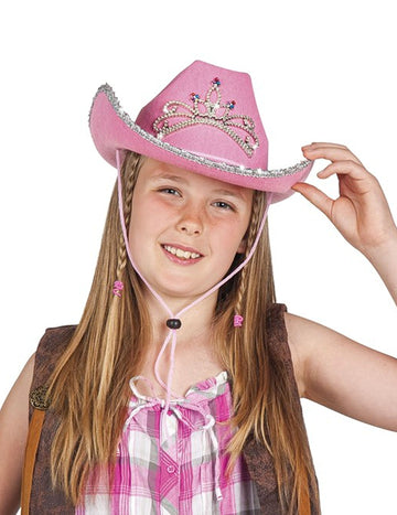 Cowgirl hercegnő lány kalap