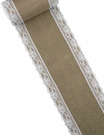 Jute asztali asztal és fedélzet 15 cm x 5 m