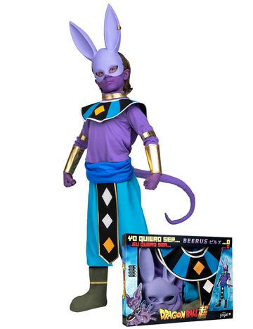 Álcázza a dobozt a Beerus Dragon Ball Child maszkkal