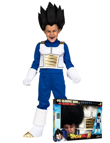 Álcázza a szettet a Vegeta Dragon Ball Child parókával