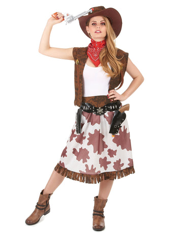 Klasszikus női cowgirl jelmez