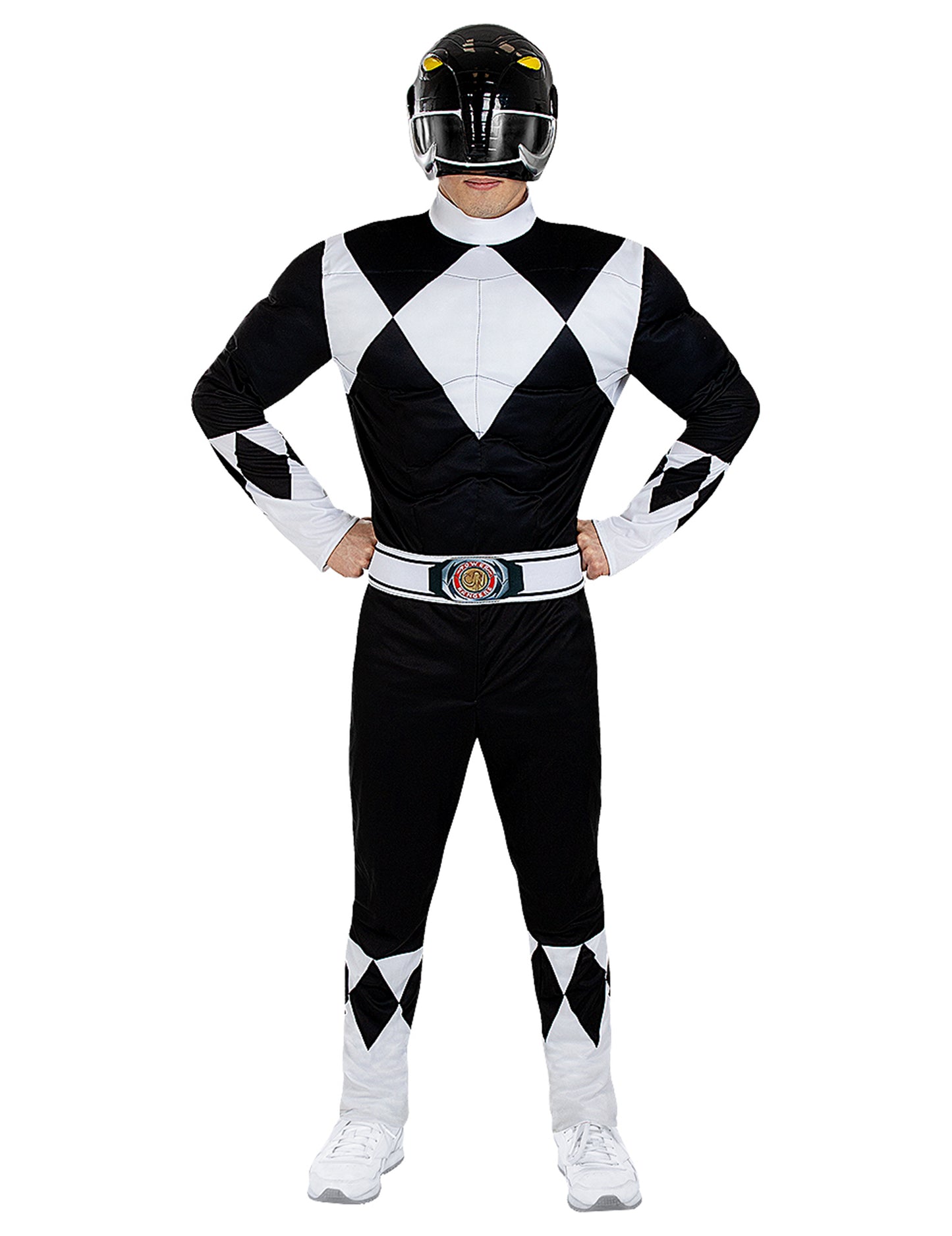 Fekete Power Ranger jelmez felnőtteknek