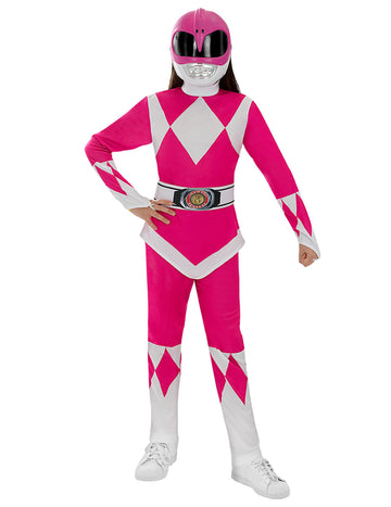 Gyerek rózsaszín Power Ranger jelmez