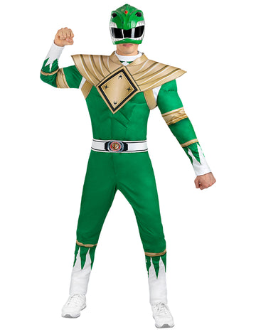 Felnőtt zöld Power Ranger jelmez