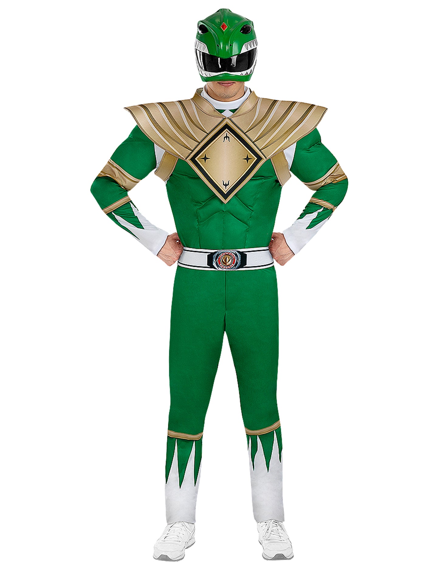 Felnőtt zöld Power Ranger jelmez