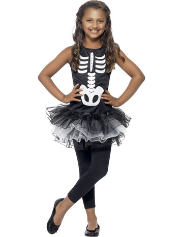 SHELETON TUTU Black Girl Halloween