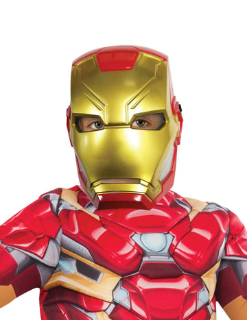 Iron Man műanyag fél férfi gyerekek