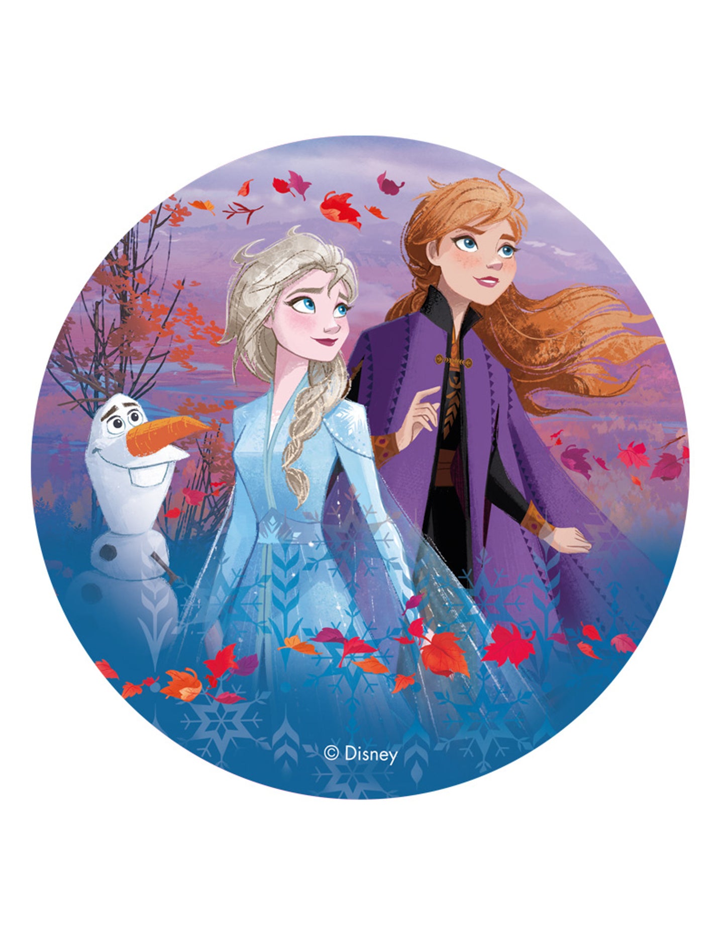 Azime Disc the Snow Queen 2 Anna, Elsa és Olaf 20 cm