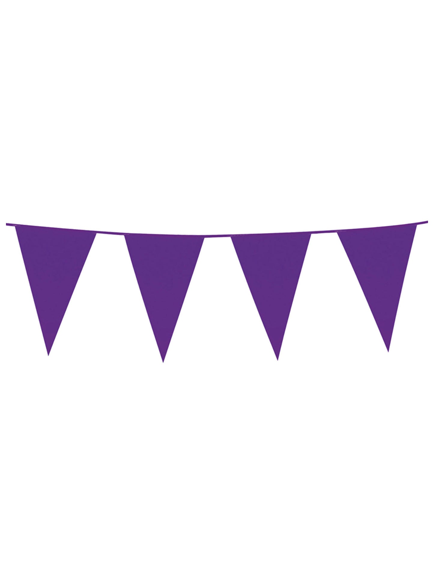 Violet Pennant Garland 10m