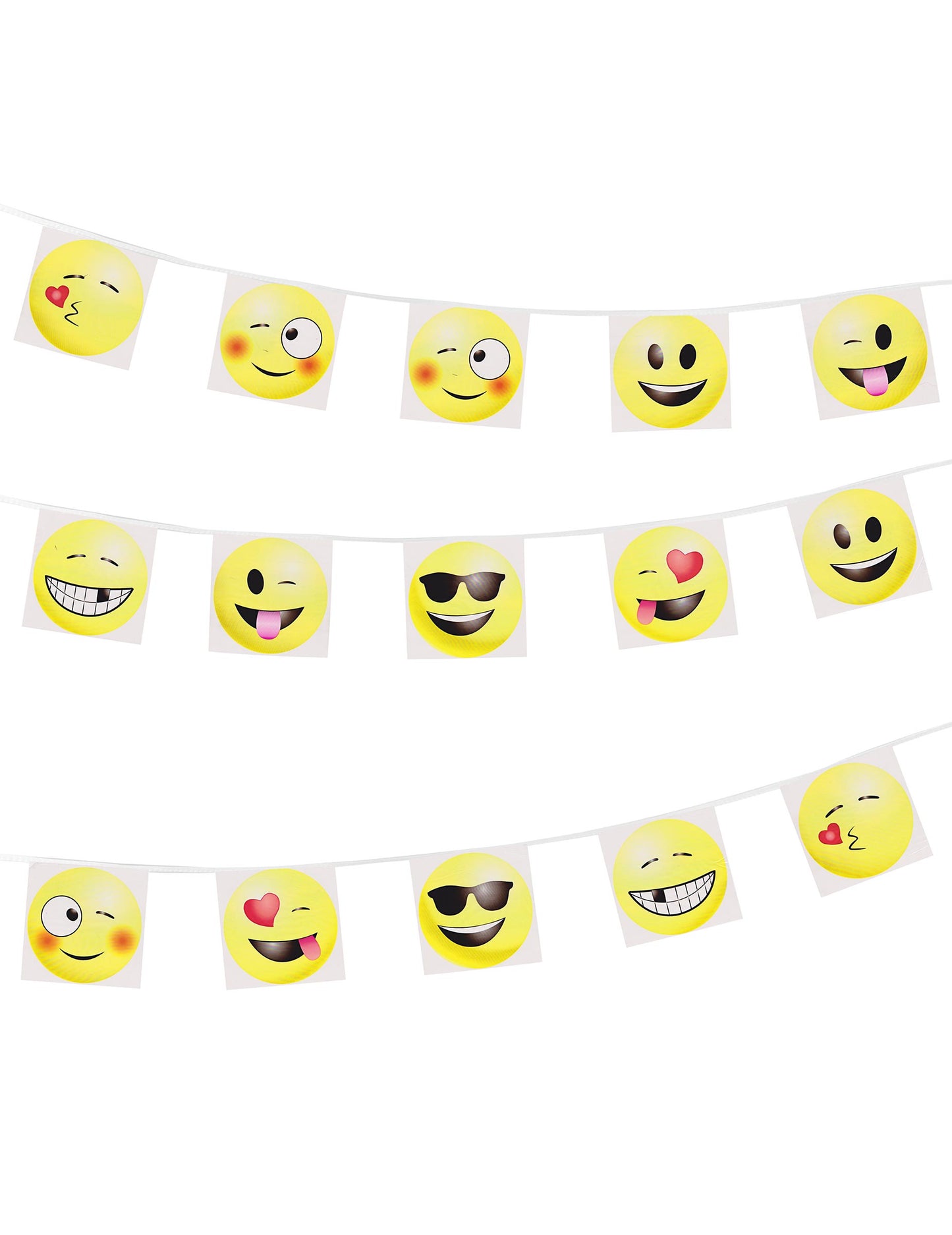 Imoji 8m Emoticon Pennyes Garland