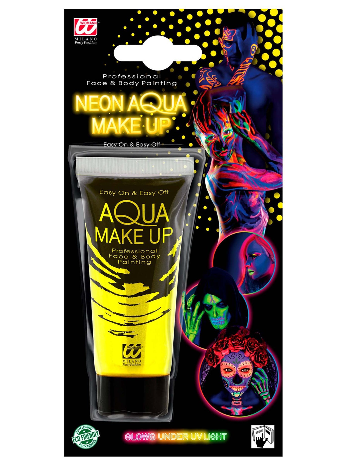 Fluo sárga neon smink 30 ml