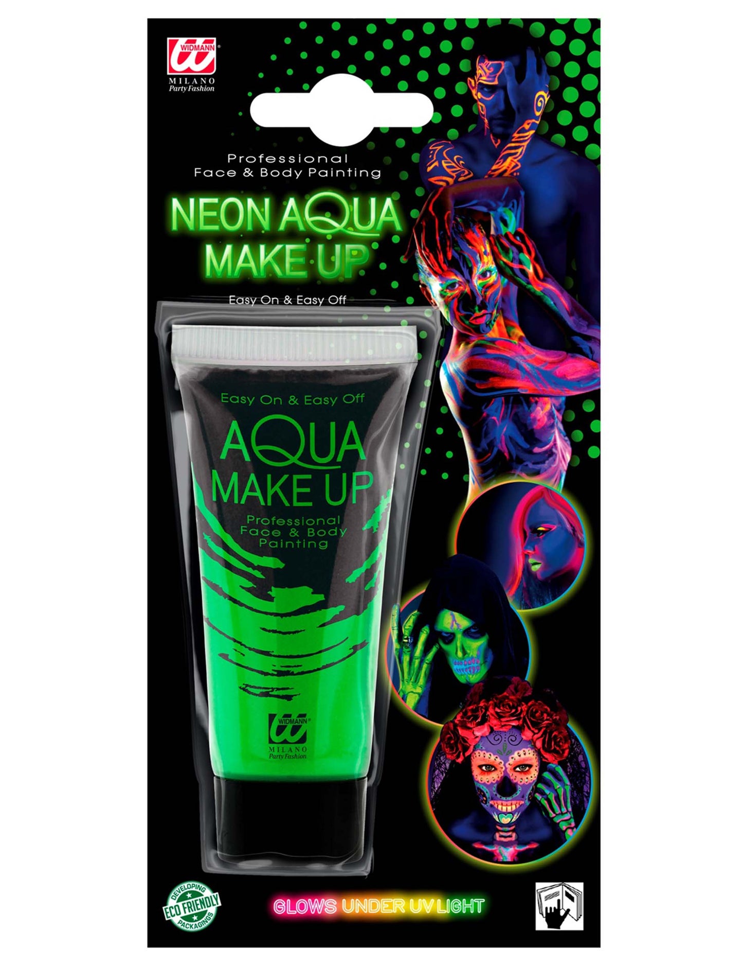 Fluo zöld neon smink 30 ml