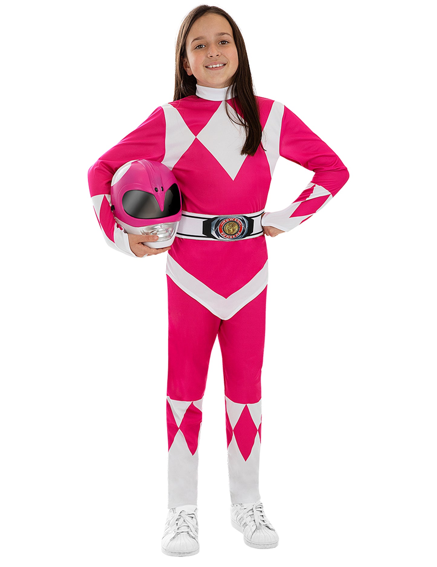 Gyerek rózsaszín Power Ranger maszk