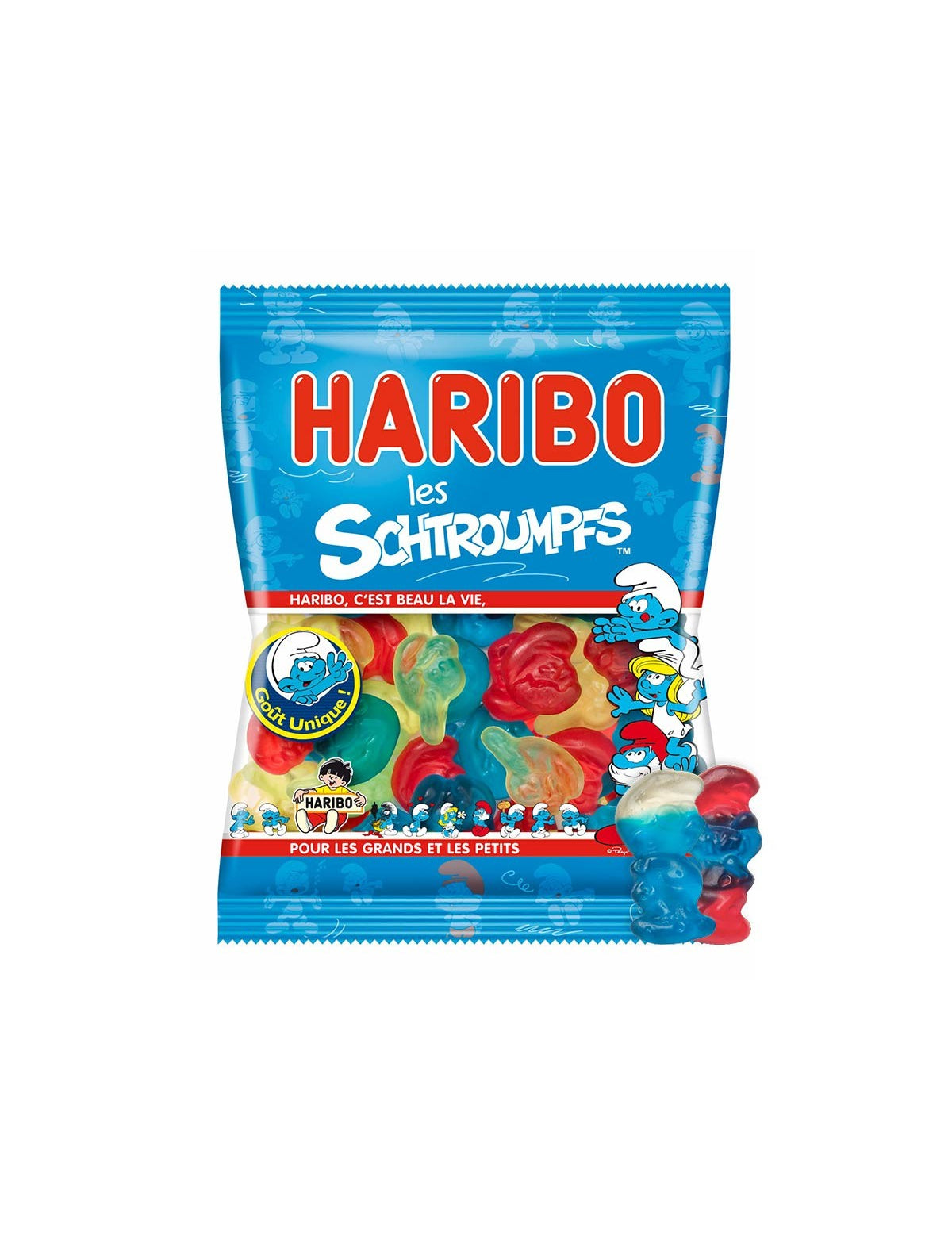 Mini bonboons smurf haribo bonboons tasak