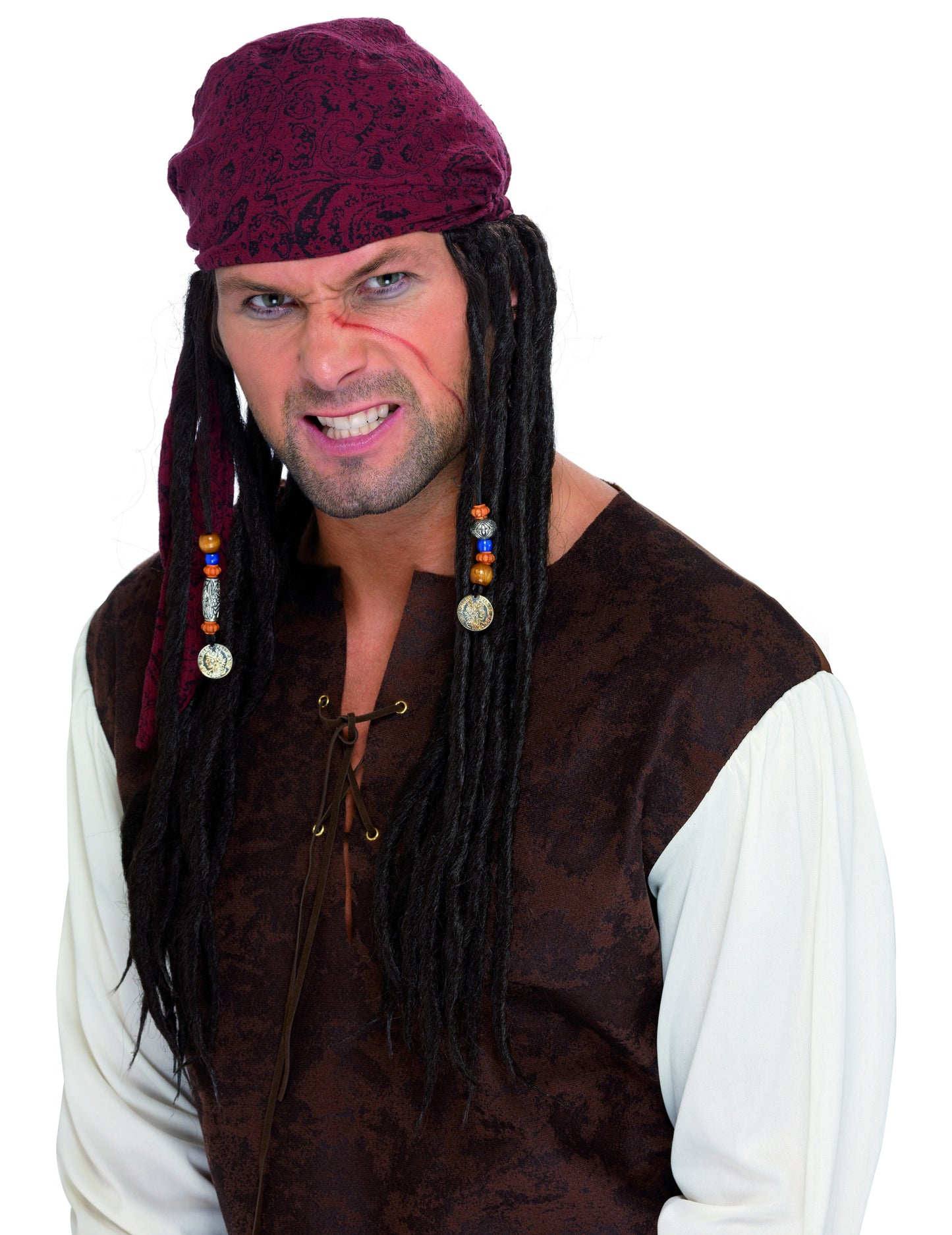 Dreadlocks Man Pirate paróka