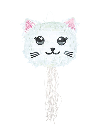 Fehér kawai chat piñata 38 cm