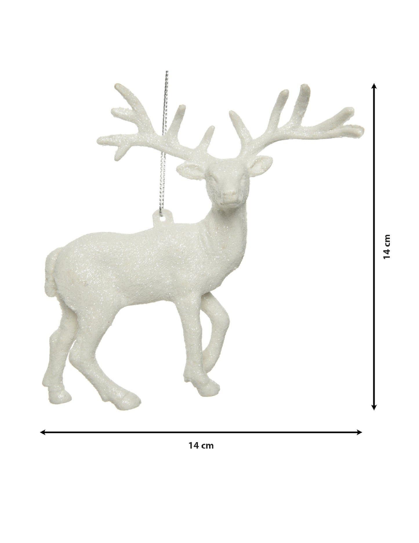 A fehér cerf FIR 14 cm -es felfüggesztése