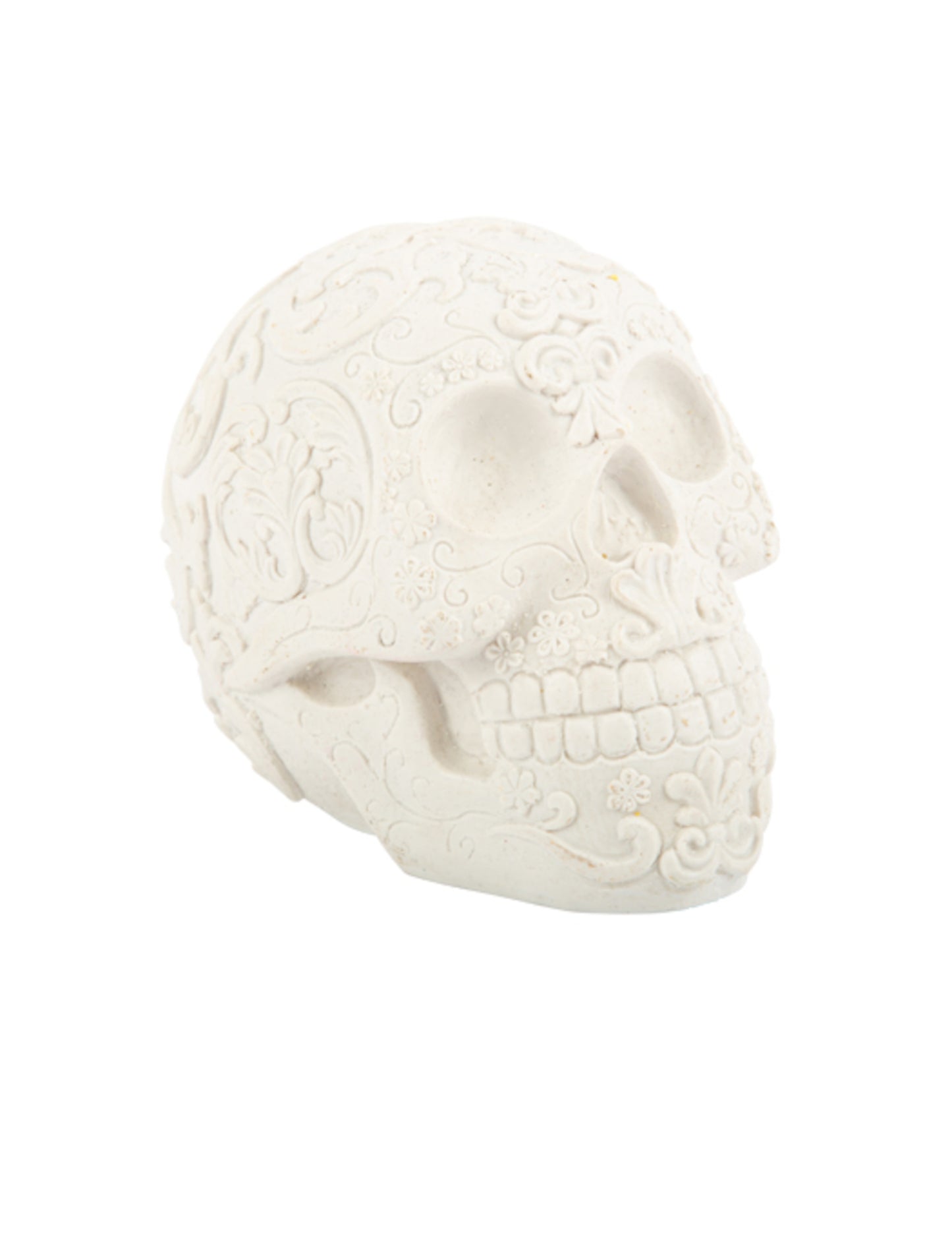 Fehér halálfej megkönnyebbülés Calaveras 14 cm